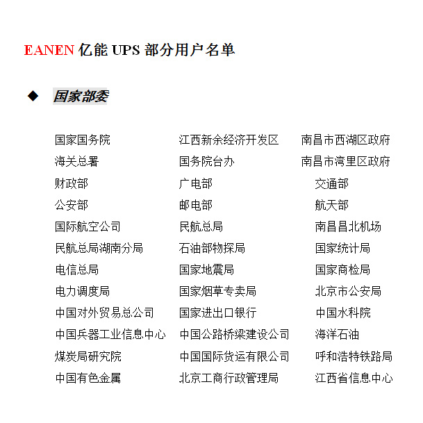 國(guó)家部委成功案例